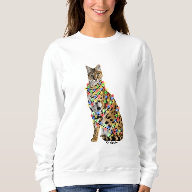 Holiday serval sweatshirt (Front)