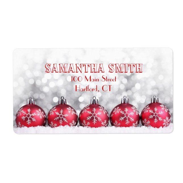 Holiday Shipping Labels (Front)