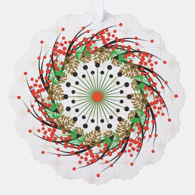 Holiday Sign Paper Ornament (Front)