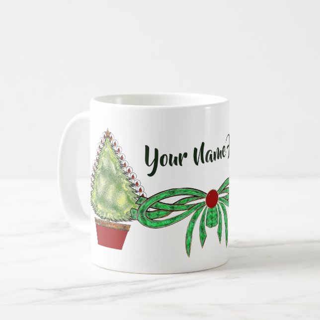 Holiday Silver Bells Coffee Mug (Front Left)