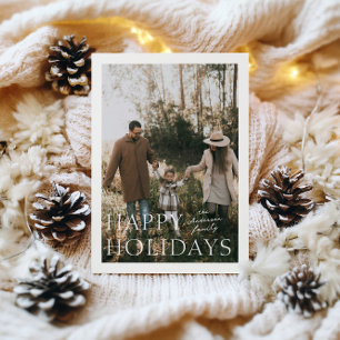 Holiday Simplicity Photo Holiday Card