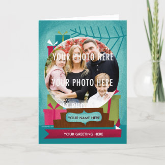 Holiday Snow Globe :  A Custom Photo Holiday Card
