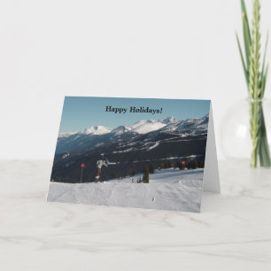 Holiday Snow Scene Card