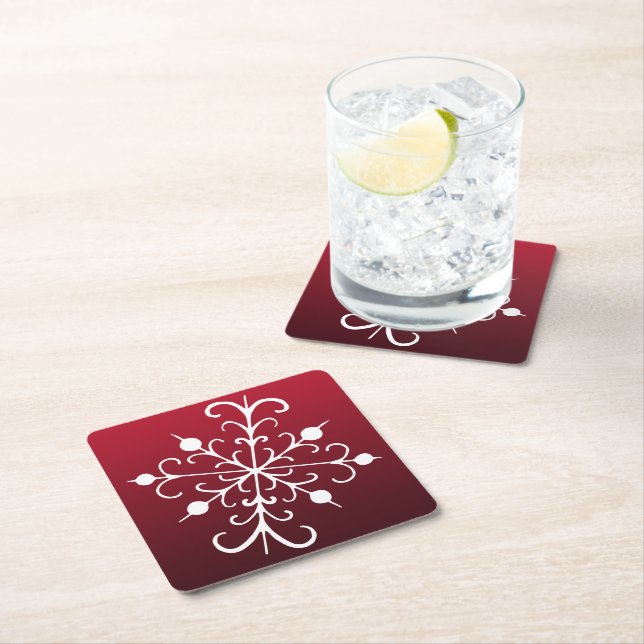 Holiday Snowflake Coasters (Insitu)