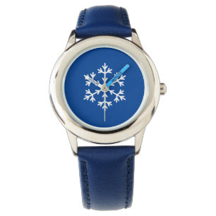 Holiday Snowflake Kids Wrist Watch