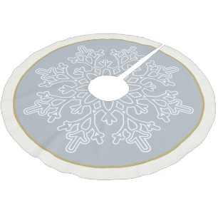 Holiday Snowflake Tree Skirt