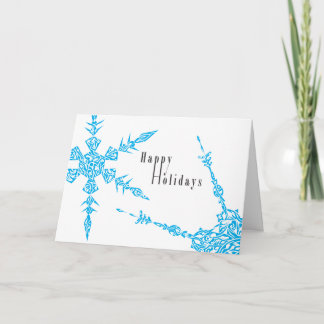 Holiday Snowflakes Card
