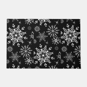 Holiday Snowflakes Doormat