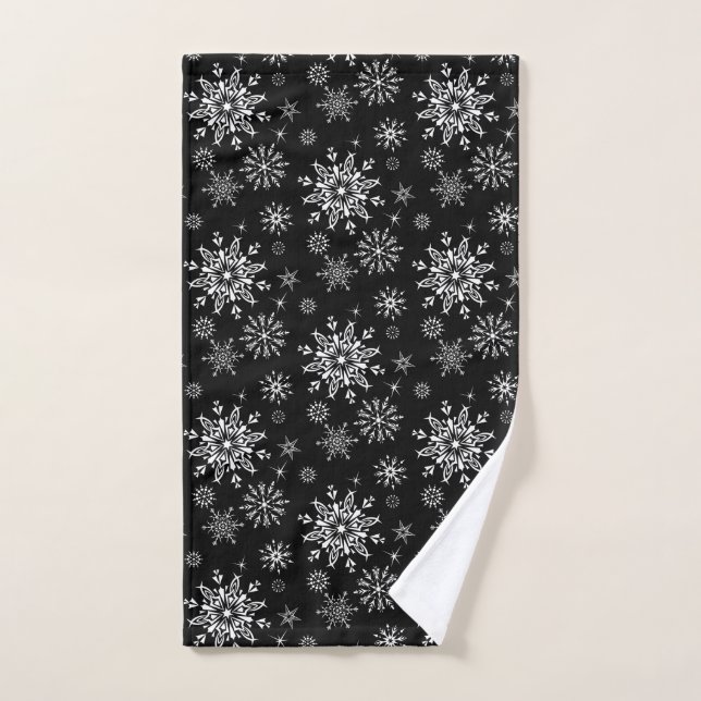 Holiday Snowflakes   Hand Towel (Hand Towel)
