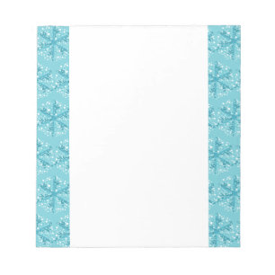 Holiday Snowflakes Notepad