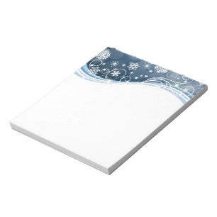Holiday Snowflakes Notepad