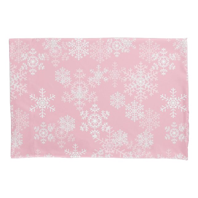 Holiday Snowflakes Pillowcase (Front)