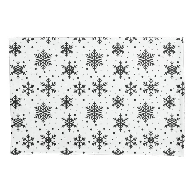 Holiday Snowflakes Pillowcase (Front)