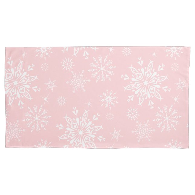 Holiday Snowflakes Pillowcase (Front)