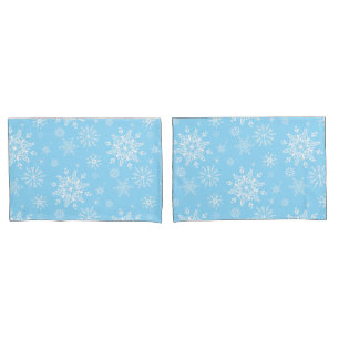 Holiday Snowflakes Pillowcase Set
