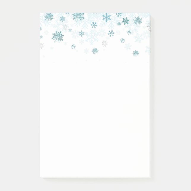 Holiday Snowflakes Post it Notes (Front)