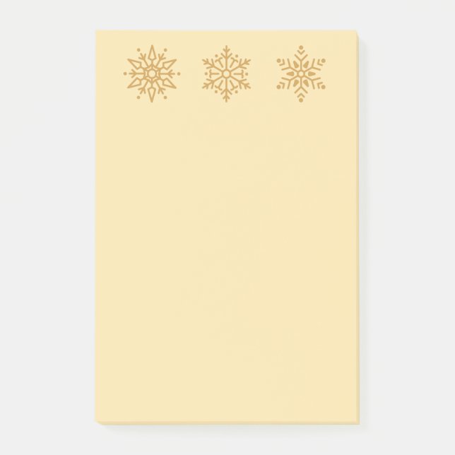 Holiday Snowflakes Post-it-Notes Post-it Notes (Front)