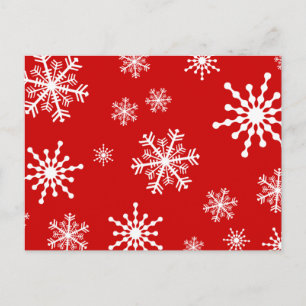 Holiday Snowflakes Postcard