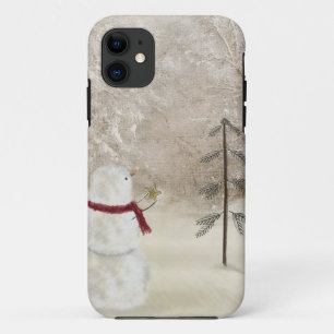Holiday Snowman Case-Mate iPhone Case
