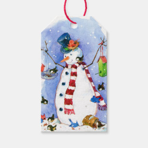 Holiday Snowman Gift Tag