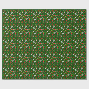 Holiday Snowman Wrapping Paper