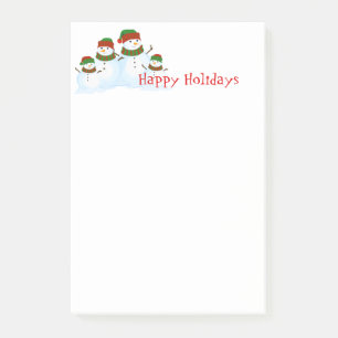 Holiday Snowmen Post-it-Notes Post-it Notes