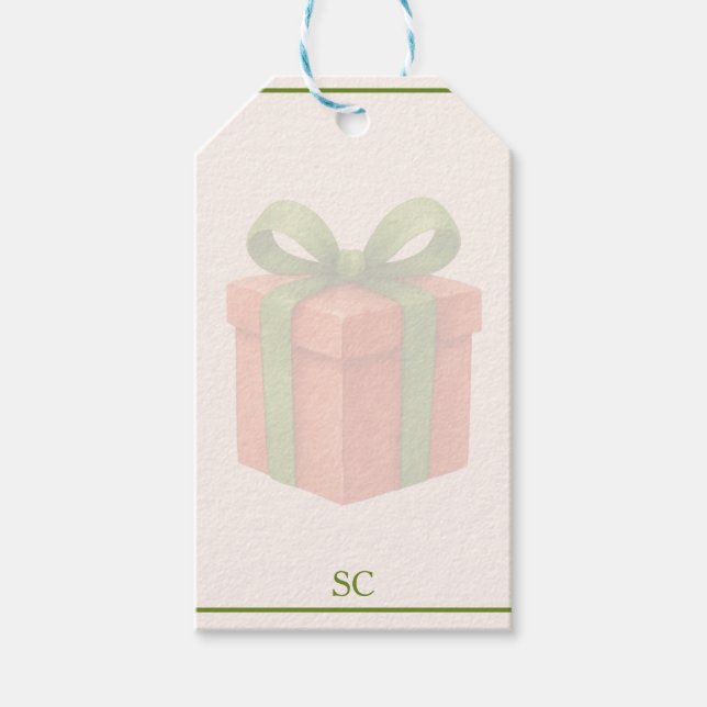 Holiday Spiral Gift Tags (Front)
