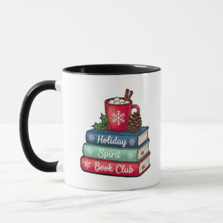 Holiday Spirit Book Club Mug | BLACK