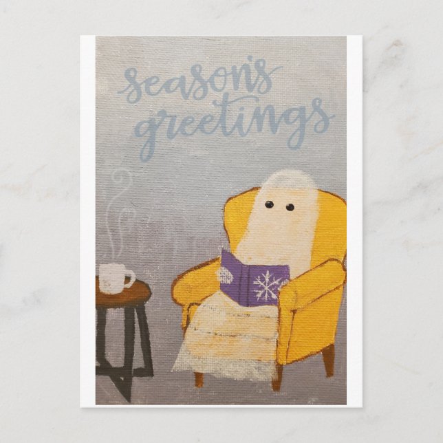 Holiday Spirit Christmas Ghost Card (Front)