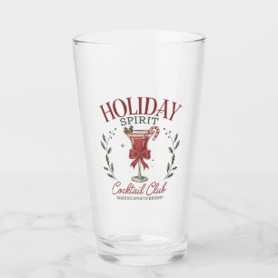 Holiday Spirit Cocktail Club Glass