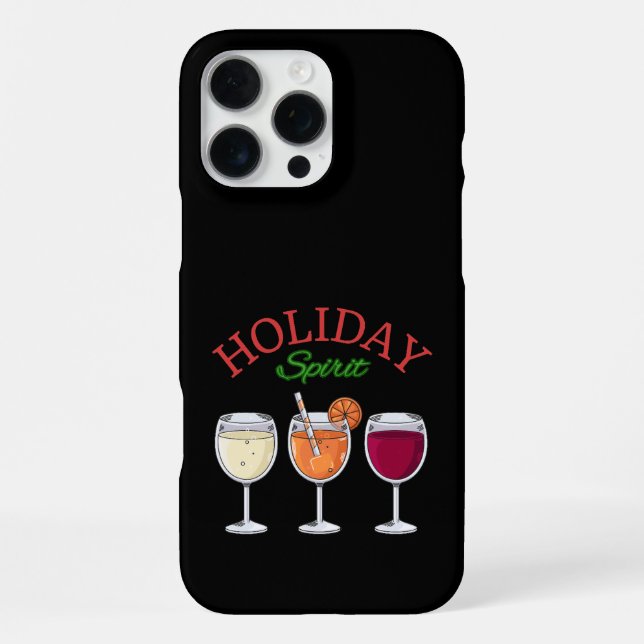 Holiday Spirit iPhone Case (Back)