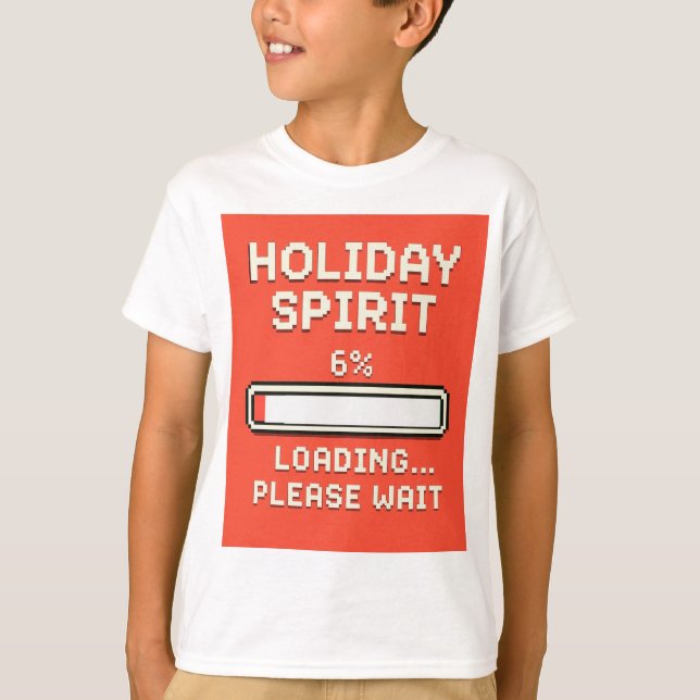 Holiday Spirit Loading Bar T-Shirt (Front)