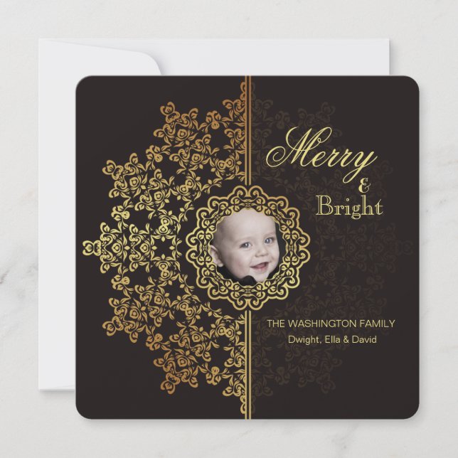 Holiday Spirit Photo Card (Front)