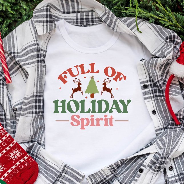 Holiday Spirit Retro Groovy Christmas Holidays Tri-Blend Shirt (Holiday Spirit Retro Groovy Christmas Holidays T-Shirt
)