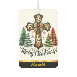 Holiday spirit with a whimsical Christmas  Car Air Freshener