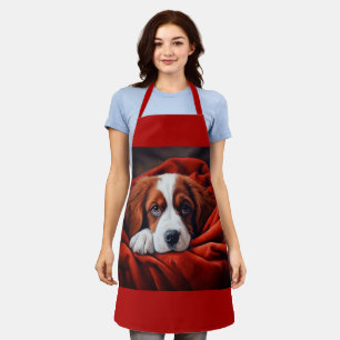 Holiday St. Bernard Apron