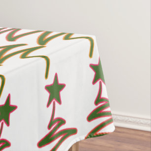 Holiday Star Christmas Tablecloth