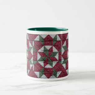 Holiday Star Two-Tone Coffee Mug