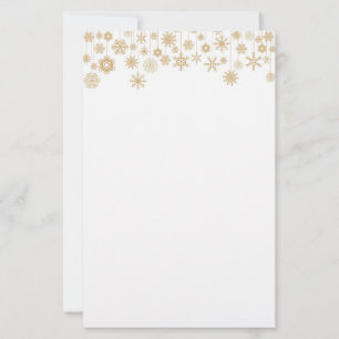 Holiday Stationery Paper-Snowflakes