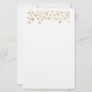 Holiday Stationery Paper-Snowflakes