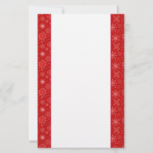 Holiday Stationery Paper-Snowflakes (Front)