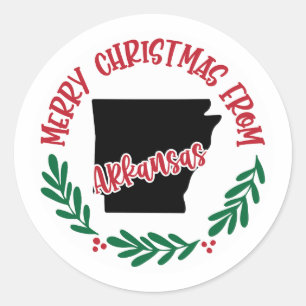 Holiday Sticker from Arkansas