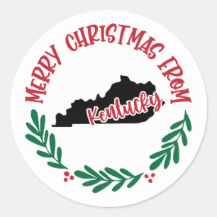 Holiday Sticker from Kentucky