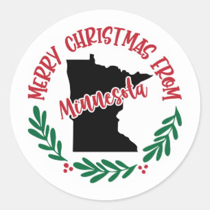 Holiday Sticker from Minnesota