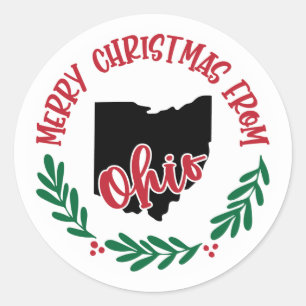 Holiday Sticker from Ohio