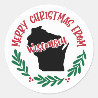 Holiday Sticker from Wisconsin