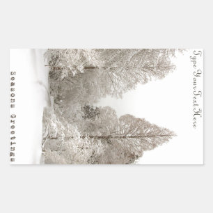 Holiday Stickers Custom Christmas Tree Sticker