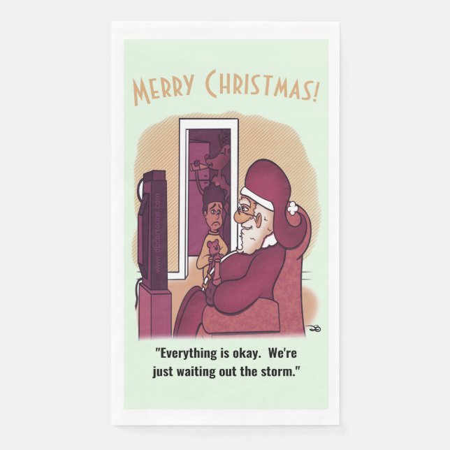 Holiday Storm Napkin (Front)