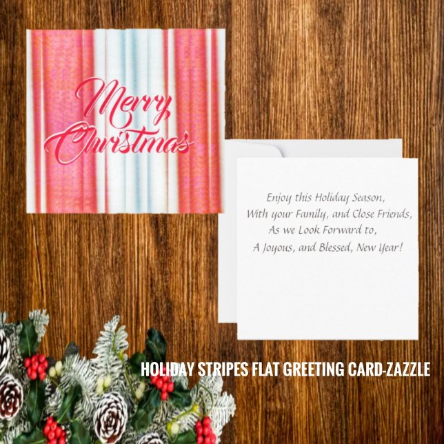 Holiday Stripes Card (Creator Uploaded)