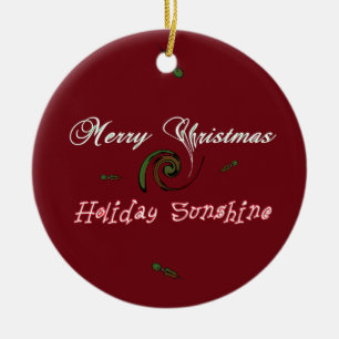 Holiday Sunshine Collection Ceramic Tree Decoration